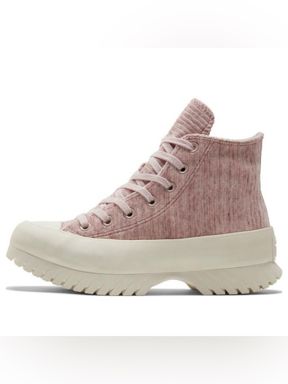 Converse Chuck Taylor All Star Lugged 2.0 High 'Striped Knit Stone Mauve'A03243C